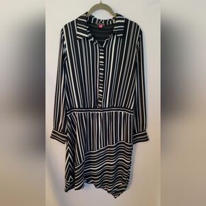 Vince Camuto Long Sleeve Shirt Dress Size Large